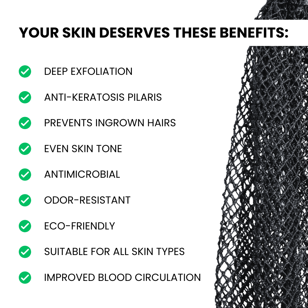 100% Authentic - African Exfoliating Net Sponge