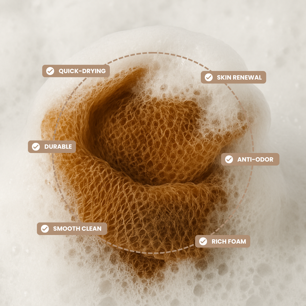 100% Authentic - African Exfoliating Net Sponge