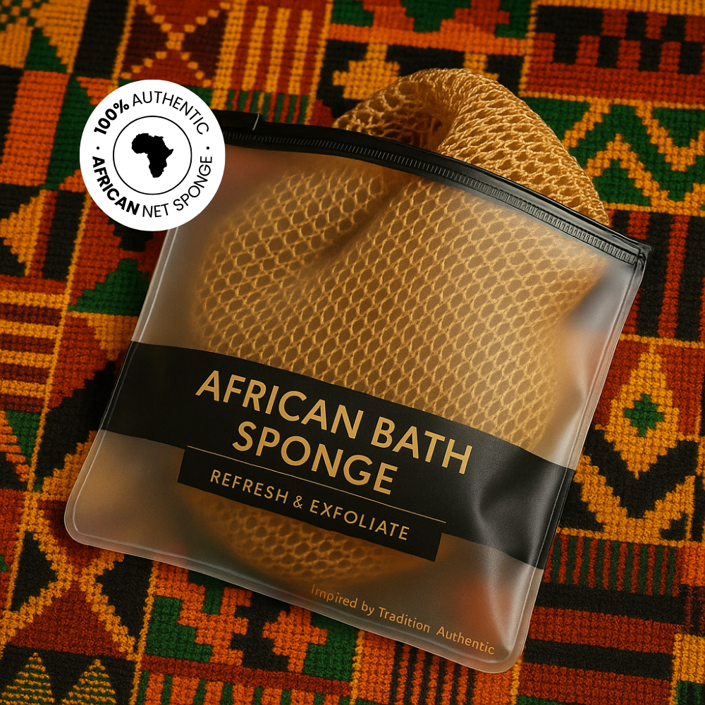 100% Authentic - African Exfoliating Net Sponge