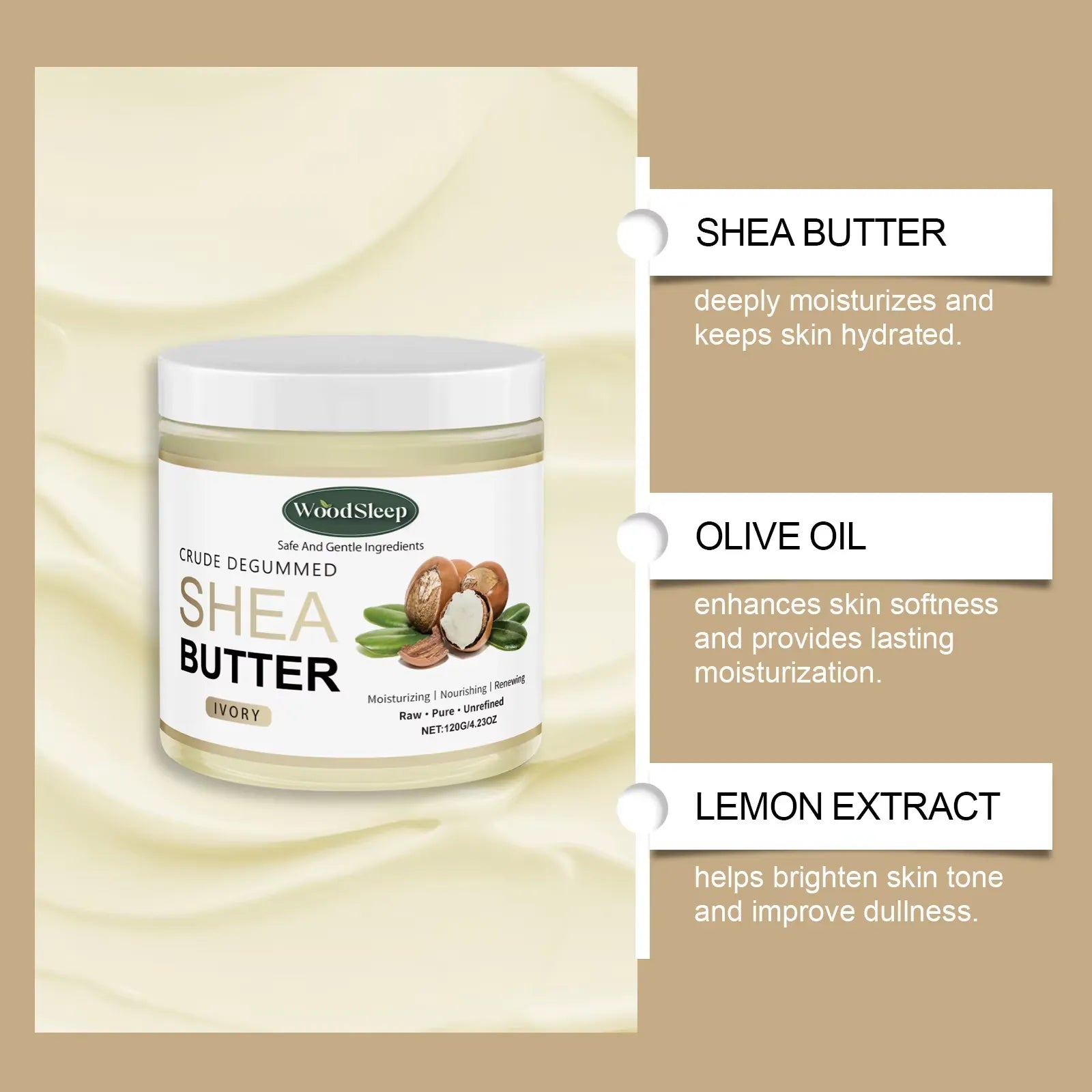 Shea Butter - Deeply Moisturizing